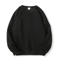 Black sweatshirt on a white background