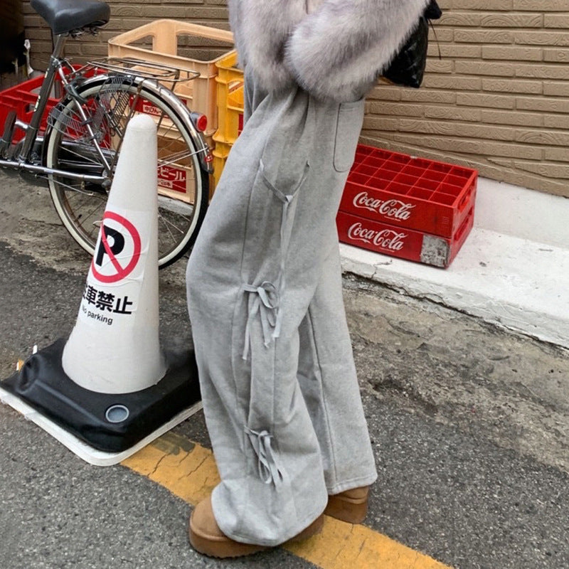 Street Side Bow Tie Sweatpants