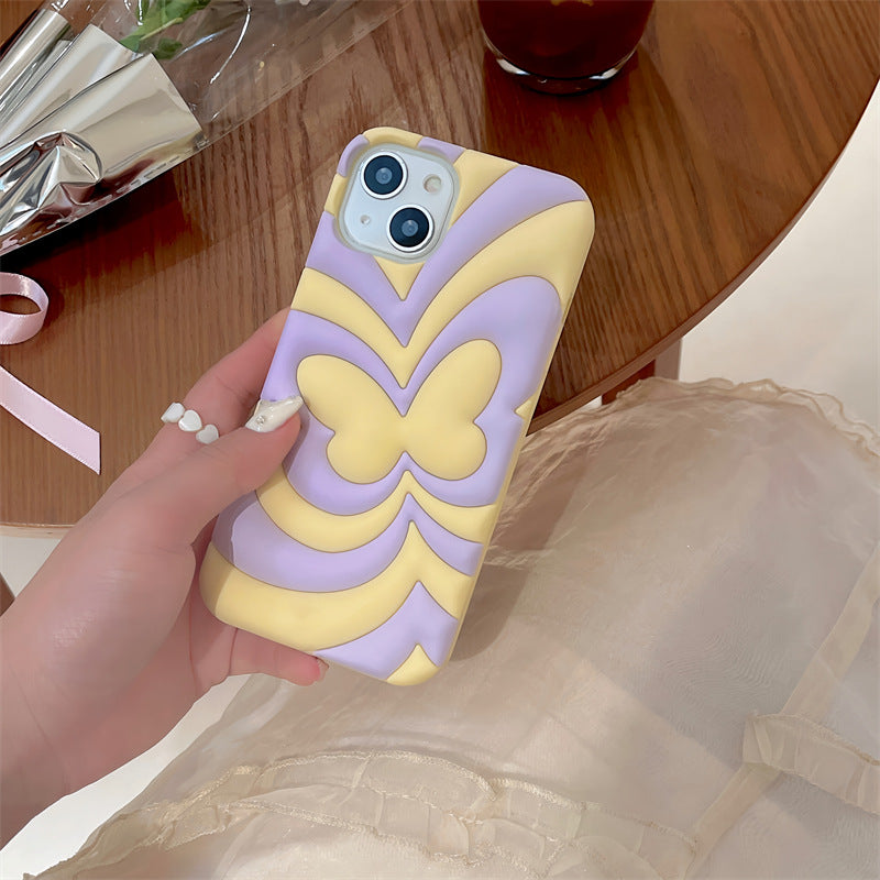 Summer Cream Butterfly Phone Case - fairypeony