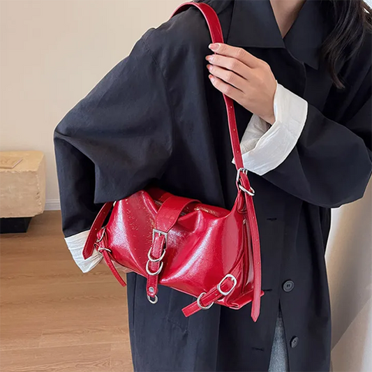 The Everyday Carryall Leather Shoulder Bag - fairypeony