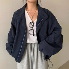 OOTD: Oversized Jacket + Baggy Jeans + Corduroy Tote Bag