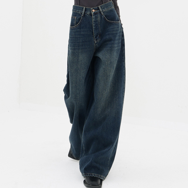 Vintage 90's Blue Wash Baggy Boyfriend Jeans
