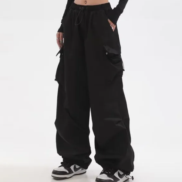 Vintage Baggy Parachute Cargo Pants