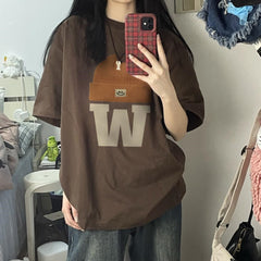 Vintage Embroidered Hat Short Sleeve Tee