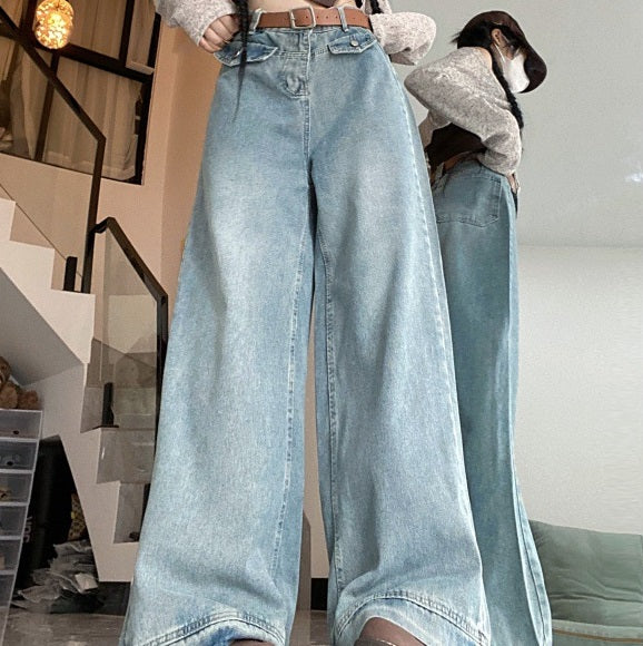 Vintage High Waist Wide Leg Jeans
