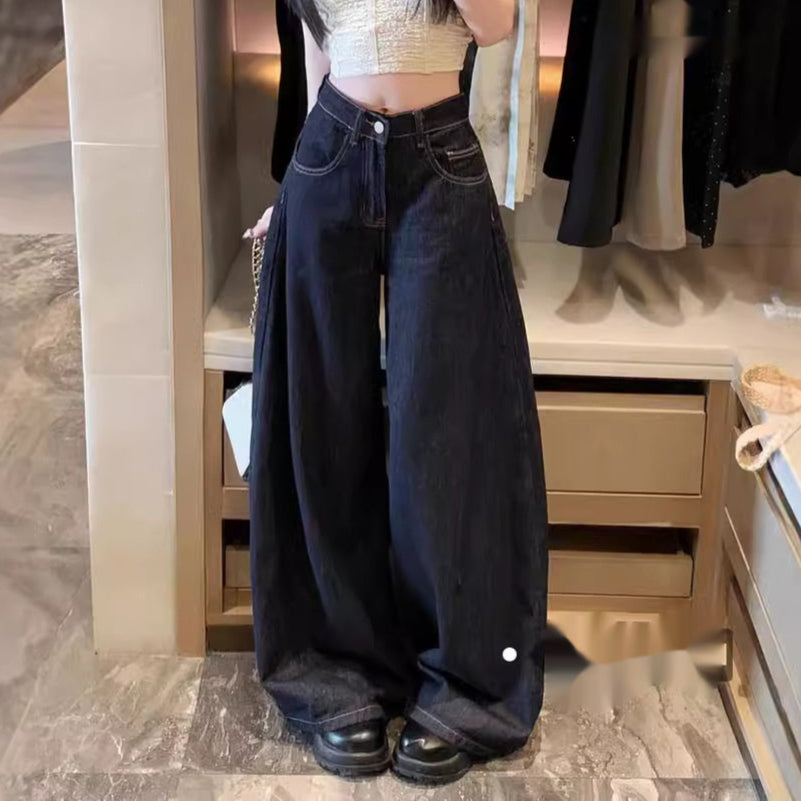 Vintage High Waist Baggy Loose Jeans - fairypeony