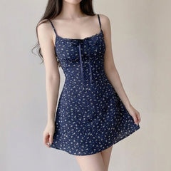 Floral print halter dress Set