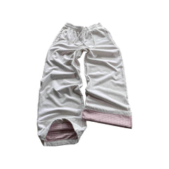 Y2K Wide-Leg Patchwork Pants
