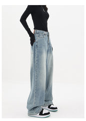 Light Blue Wash Baggy Boyfriend Jeans