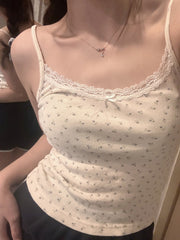 U-neck Floral Short Sleeve Tee