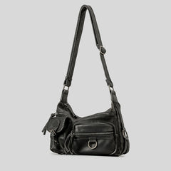 Vintage Motorcycle Pu Leather Crossbody Bag