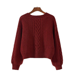 Womens Loose Fit Cardigan Sweater - fairypeony