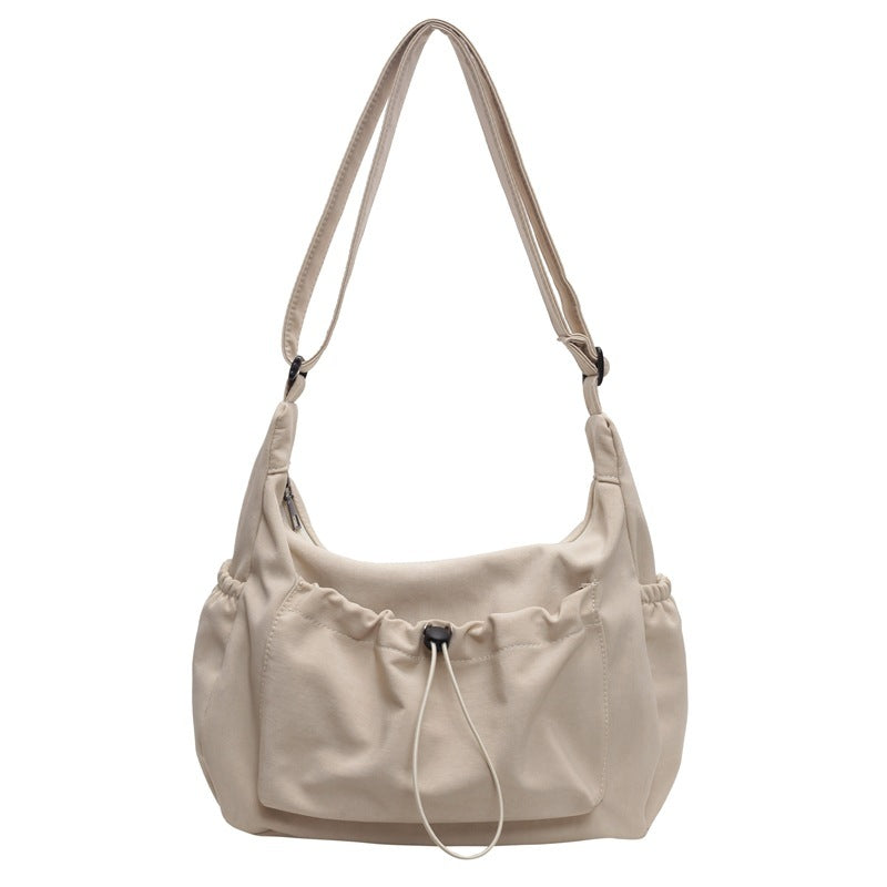 Vintage Drawstring Crossbody Bag