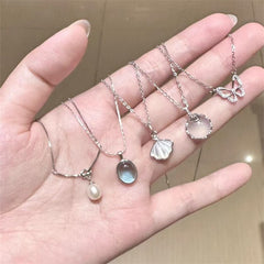 Moonstone Chain Necklace