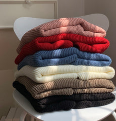 Solid Color Casual Oversized Sweater