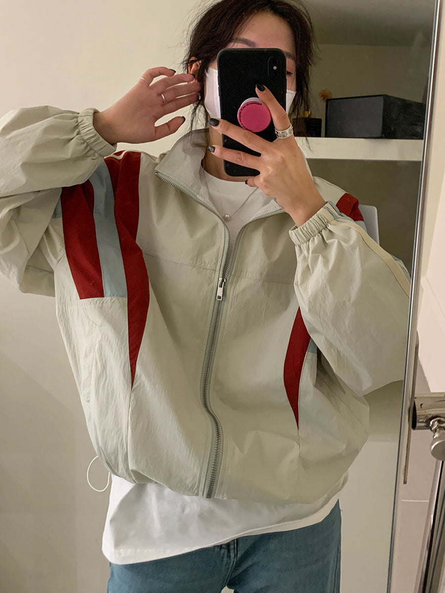 Vintage Patchwork Collar Neck Jacket - fairypeony