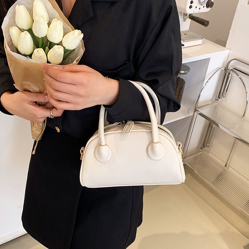 Pretty in Pink Leather Handbag - fairypeony