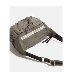 Lace Patchwork Bow Large Capacity Shoulder Bag - fairypeony