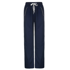 Contrast Side Stripe Baggy Sweatpants