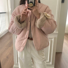 Reversible Lamb Wool Oversized Jacket