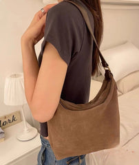 Vintage Large Canvas Shoulder Bag