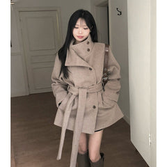 Women's woolen coat