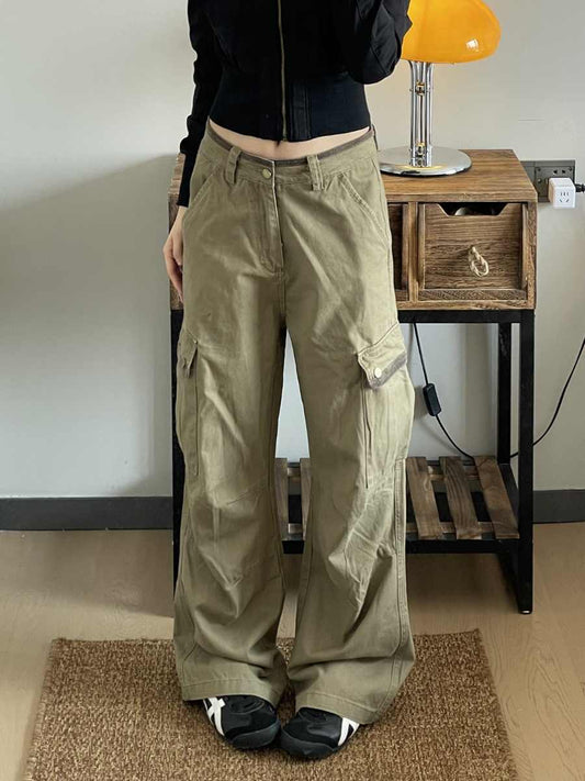 Vintage Multi-pocket Casual Cargo Pants