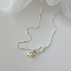 Starfish pearl necklace