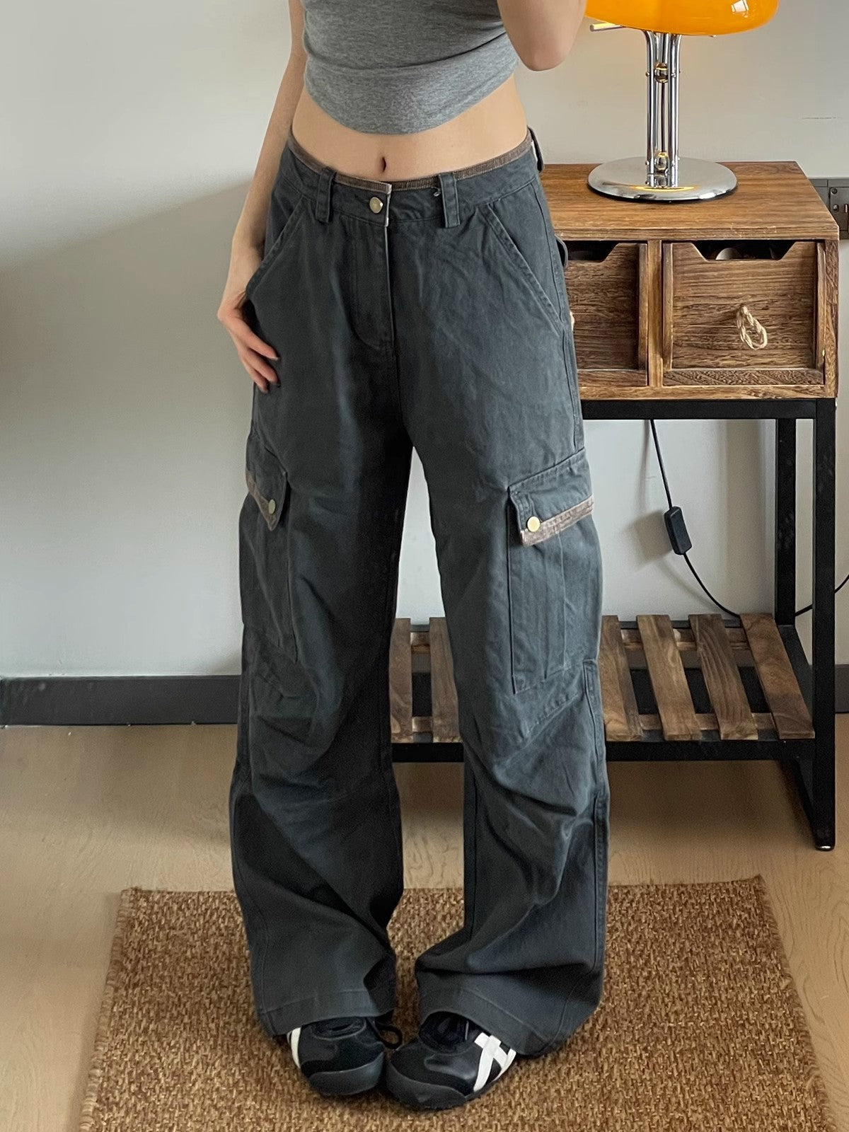 Vintage Multi-pocket Casual Cargo Pants