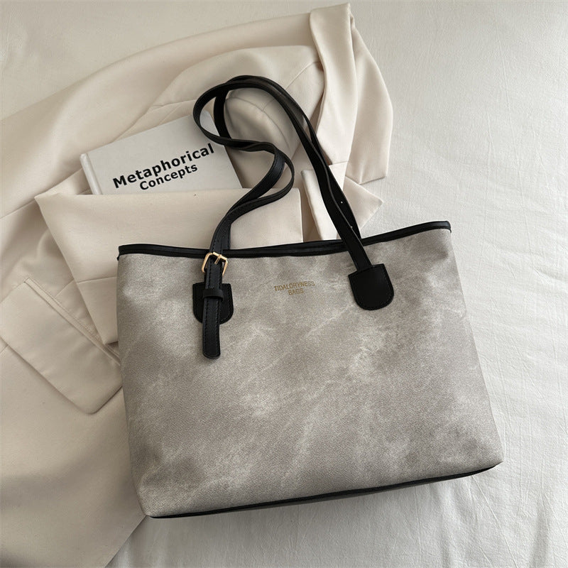 Aesthetic Pendant Pu Leather Tote Bag - fairypeony