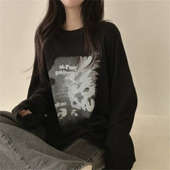Vintage Print Long Sleeve Tee