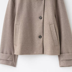 Casual Stand Collar Womens Jacket