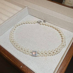 Irregular Long Pearl Necklace