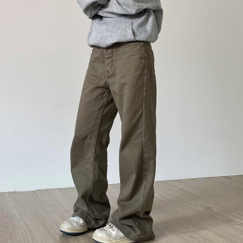 Vintage Washed Mid Rise Boyfriend Jeans - fairypeony