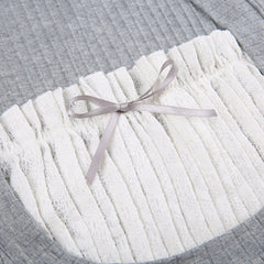 Patchwork Pleat Fungus He Long Sleeve Tee