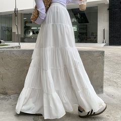 Fairy Lace Patchwork Maxi Skirt
