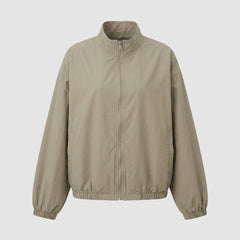 Women's Loose Fit Baseball Jacket – Korean Style Zip-Up Streetwear Coat - fairypeony