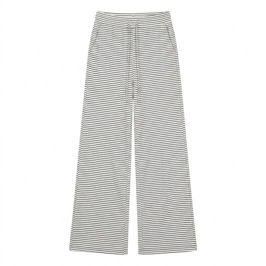 Women's Relaxed Wide-Leg Pants – High Waist Straight Leg Trousers