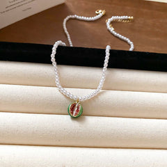 Irregular Long Pearl Necklace