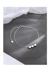 Silver Heartstrings Bracelet - fairypeony