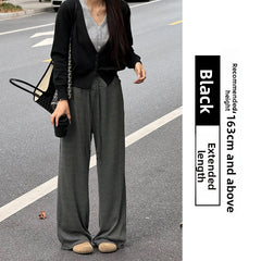 Women's Relaxed Wide-Leg Pants – High Waist Straight Leg Trousers