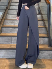 Irregular Patchwork Straight Leg Pants