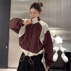 Outdoor Oversized Patchwork Jacket - fairypeony