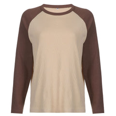 Ribbed Raglan Sleeve Tee - fairypeony