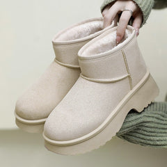 Womens Thermal Slip On Snow Boots