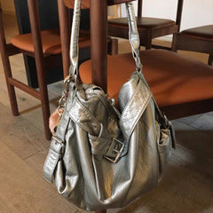 Leather Large Capacity Shoulder Crossbody Bag