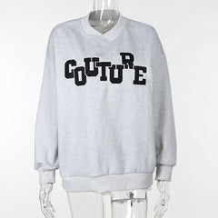 New Loose Fashion Casual All-matching Slim Fit Sweater - fairypeony
