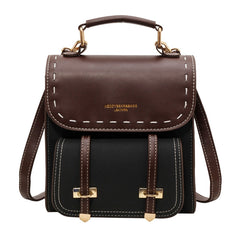 Vintage PU Leather Backpack