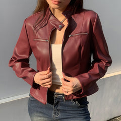 Punk Motorcycle Style Retro Jacket