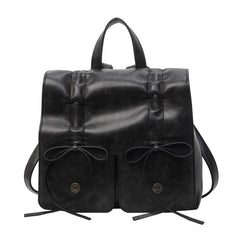 The Journey Carryall Bow Leather Backpack